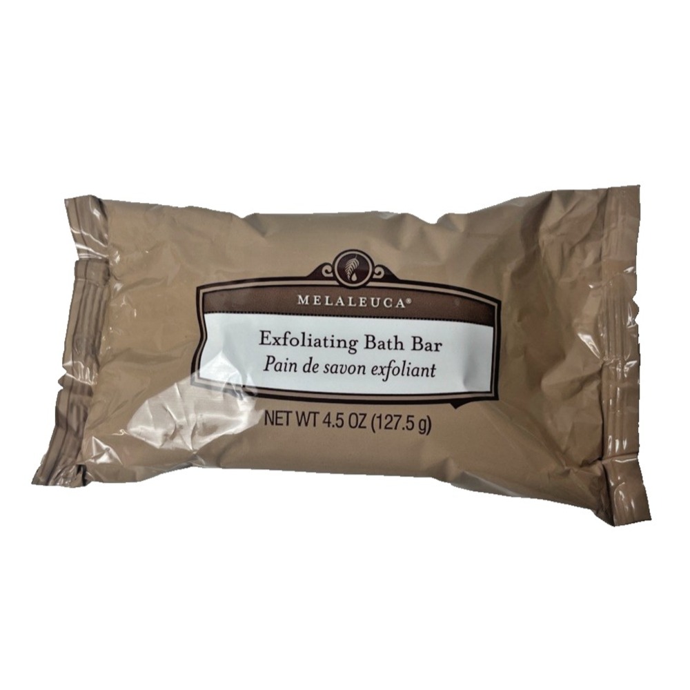 Melaleuca Exfoliating Bath Bar Soap 4.5 oz 127.5g Gentle Exfoliant Body Cleanser